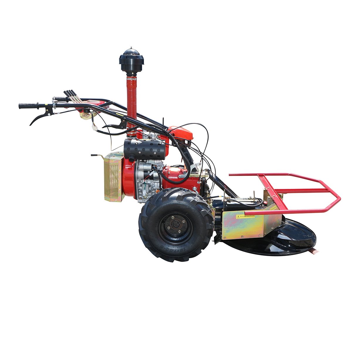 Motocositoare rotativa 950mm cu motor diesel si pornire electrica 1850x880x860mm